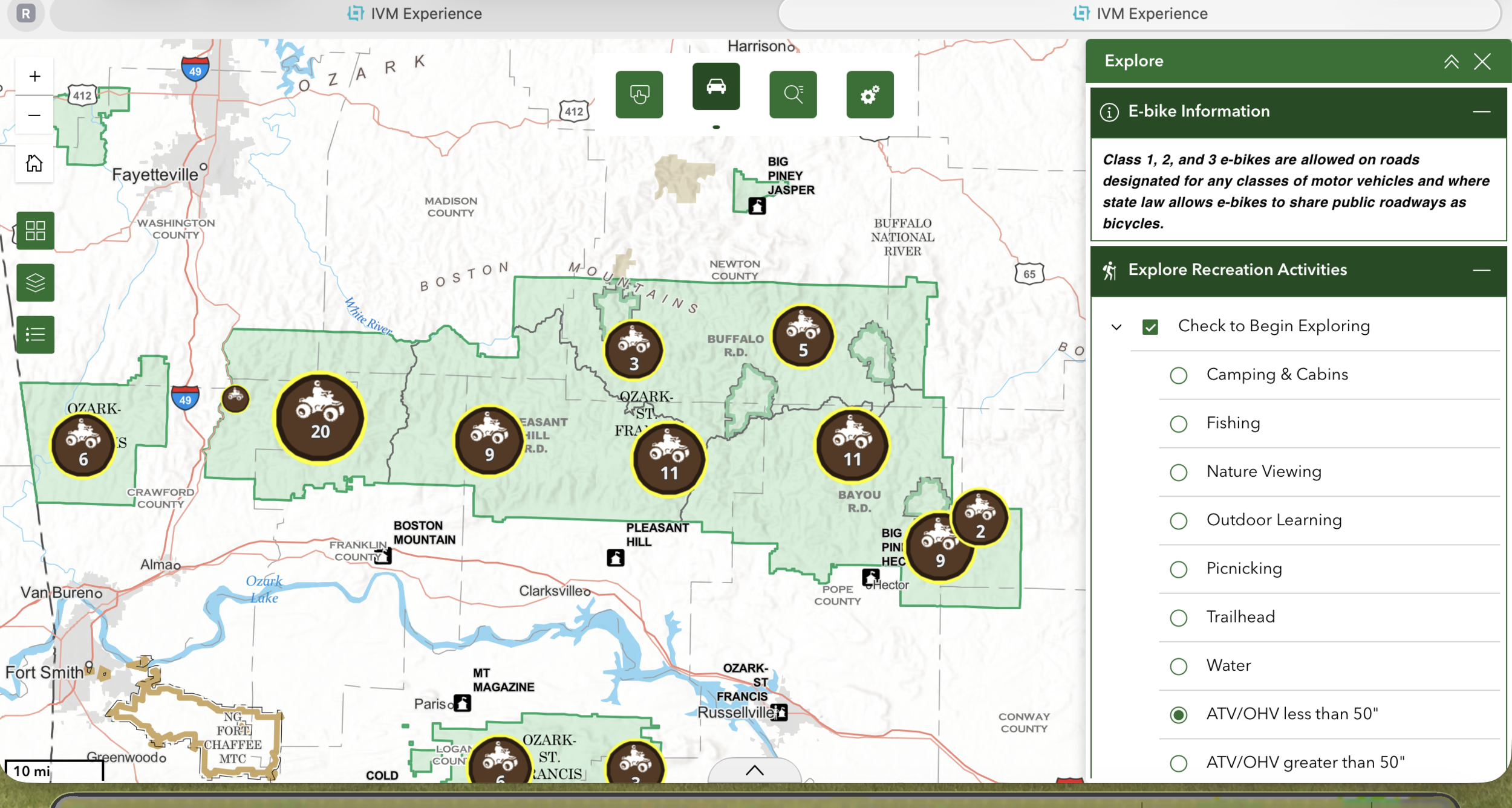 ATV TRAILHEAD MAPS LINK